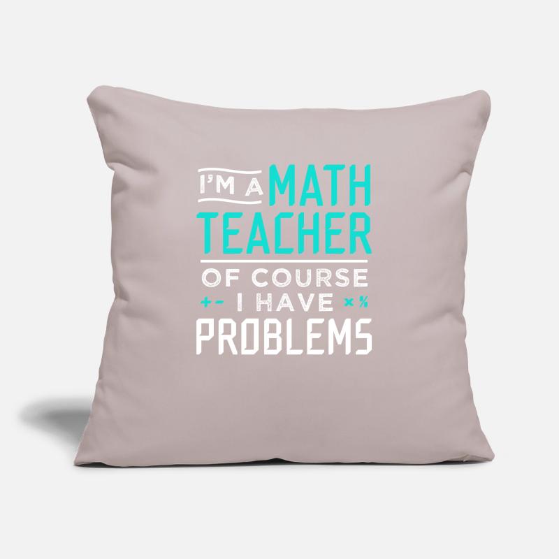 Problèmes de profs de maths Coussin et housse de 45 x 45 cm