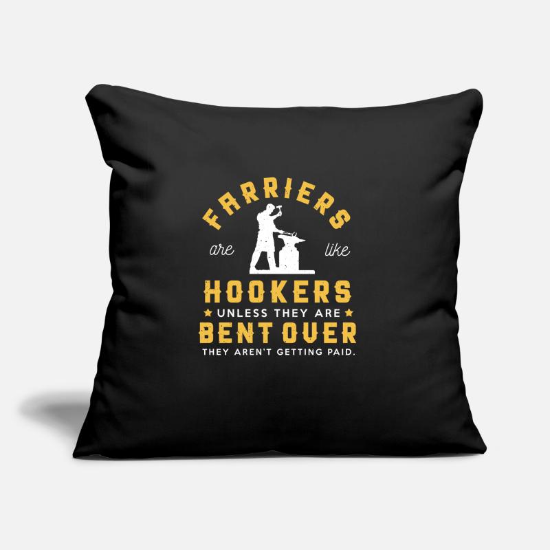 Farrier Farriery Blacksmith Gift idea Sofa pillow with filling 45cm x 45cm