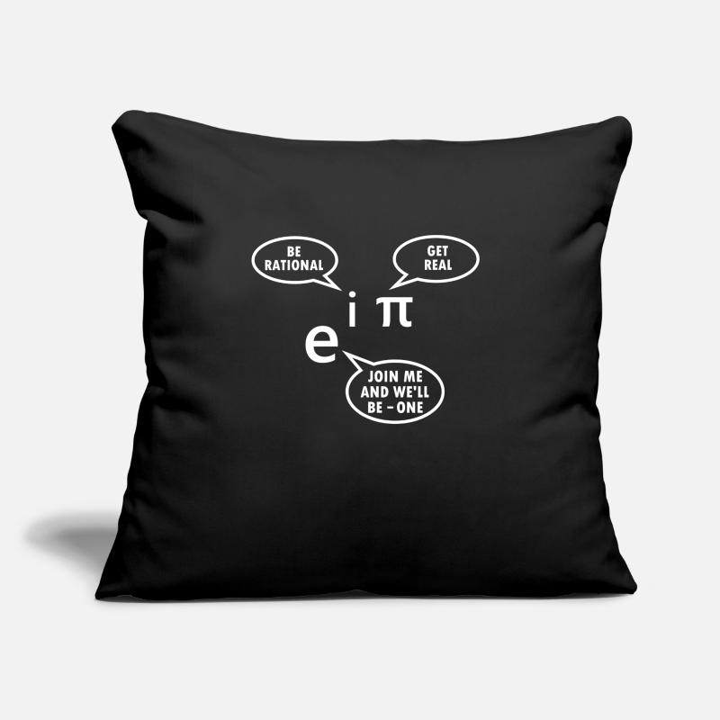 Mathematiker Geschenk Mathe Lehrer Nerd Euler Pi Sofakissen mit Füllung 45 x 45 cm