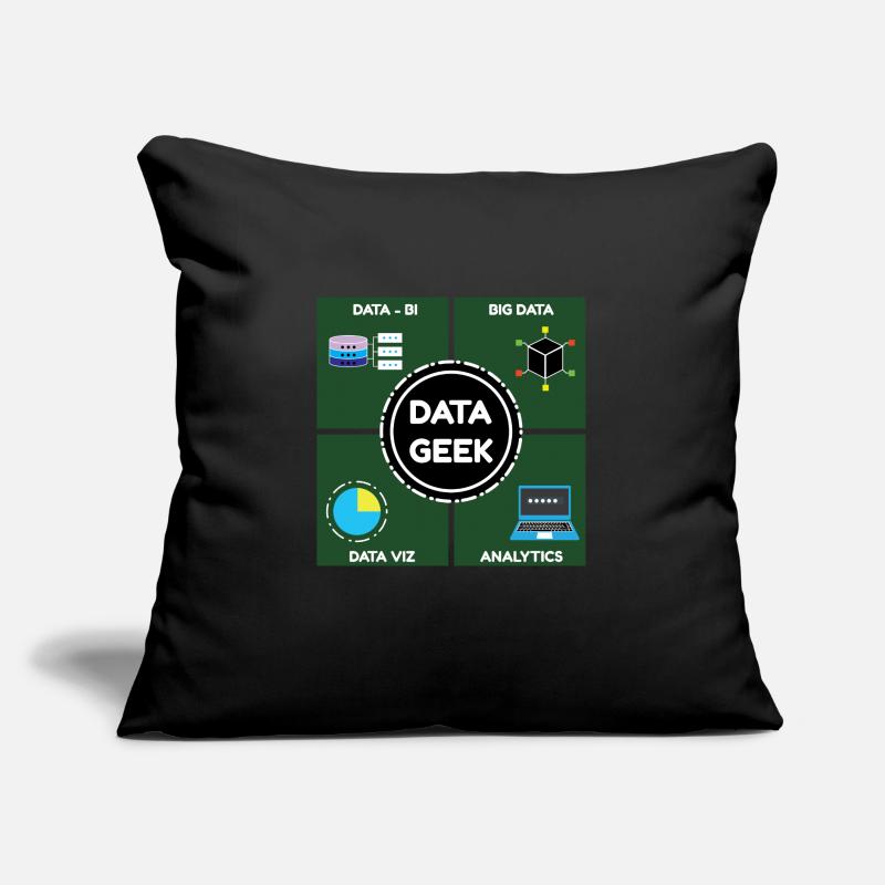 Talk Data To me Data Science et Datascientist Coussin et housse de 45 x 45 cm