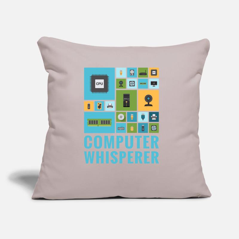 Computer Whisperer Funny IT Tech Support Help Desk Sofa pillow with filling 45cm x 45cm