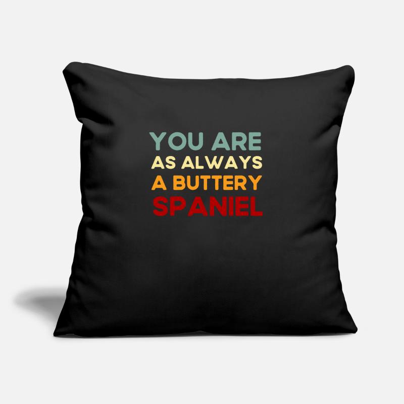 Bob Mortimer Zug Kerl - Buttery Spaniel Meme Geschenk Sofakissen mit Füllung 45 x 45 cm