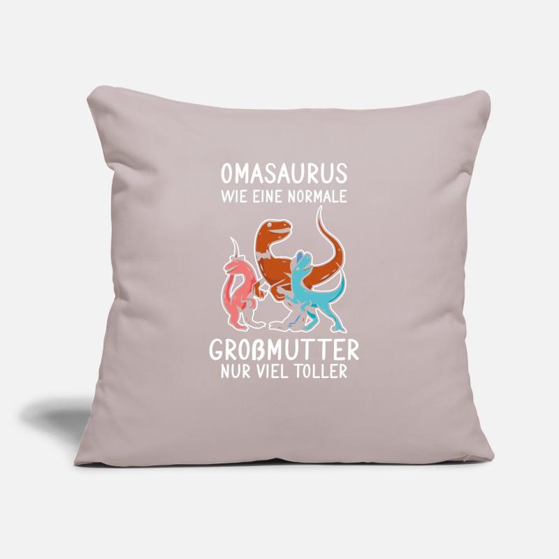 Omasaurus - Großmutter Muttertag 2021 Oma Sofakissen mit Füllung 45 x 45 cm