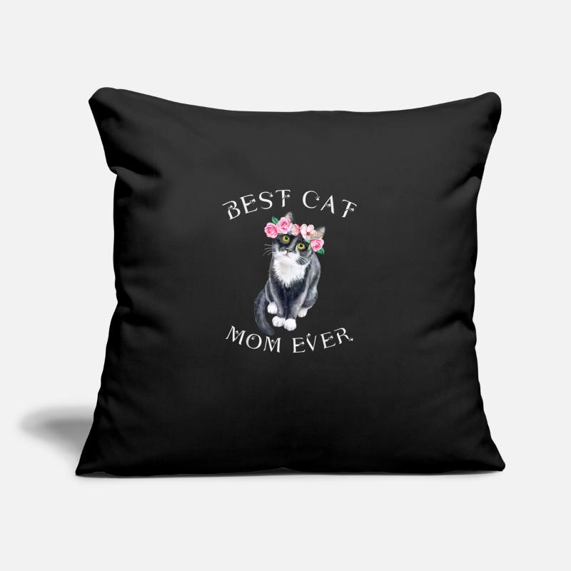 Muttertag Katzen Mutter Mom Mama Cat Mom Sofakissen mit Füllung 45 x 45 cm