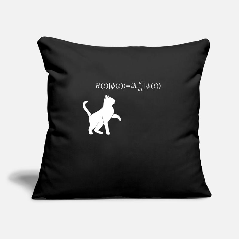 Chat De Schrödinger - physicien cadeau de physique nerd Coussin et housse de 45 x 45 cm
