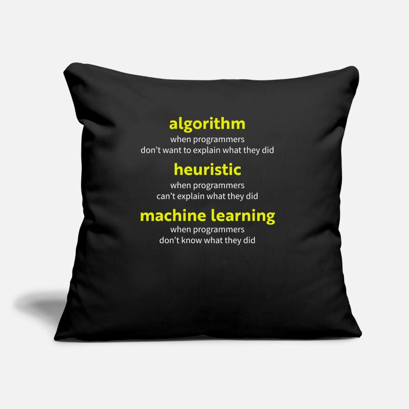 Algorithm when programmers don't want to explain w Sofa pillow with filling 45cm x 45cm