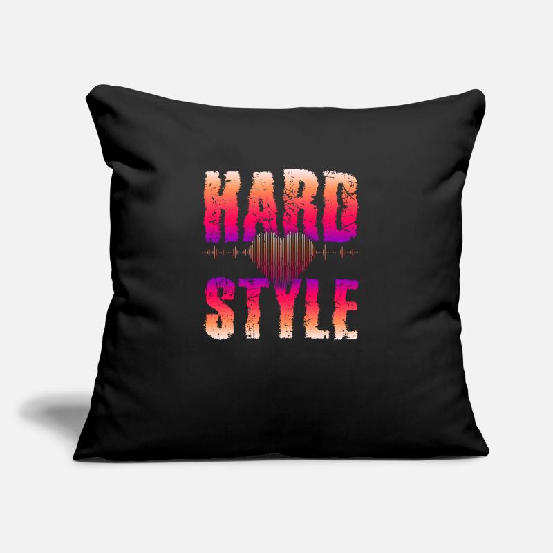 Hardstyle Techno Rave Raver Geschenk Sofakissen mit Füllung 45 x 45 cm