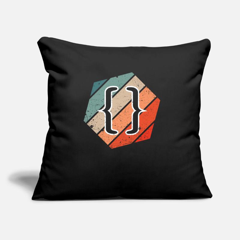 Vintage Web Developer CSS JavaScript and HTML 5 Sofa pillow with filling 45cm x 45cm