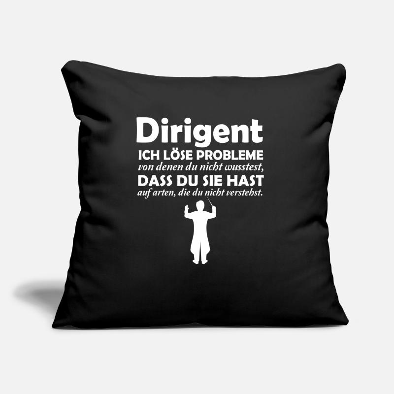 Dirigent löst Probleme Sofakissen mit Füllung 45 x 45 cm