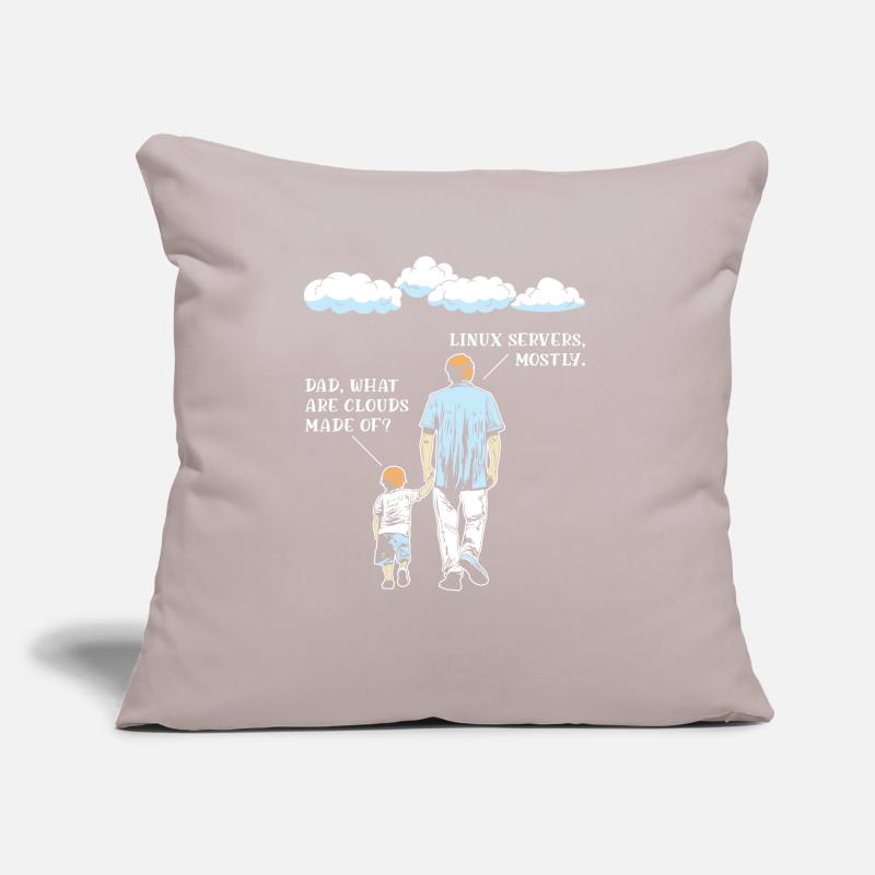De What Clouds Coder programmeur Coussin et housse de 45 x 45 cm