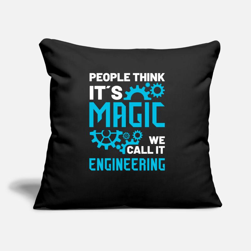 Engineering Engineer Engineer Major Student Gift Sofa pillow with filling 45cm x 45cm