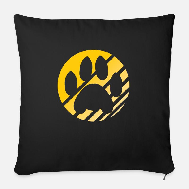 Patte - Coussin et housse de 45 x 45 cm - noir