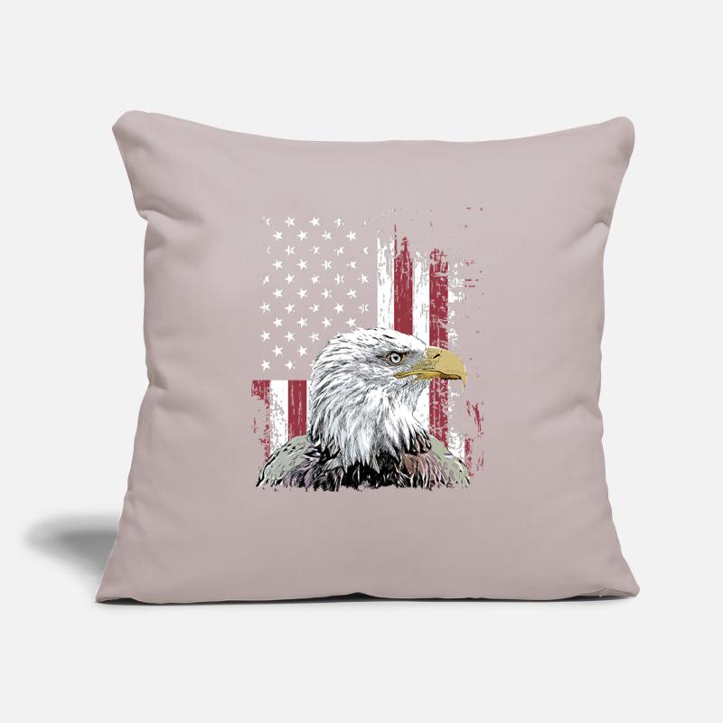 Independence Eagle American Flag Eagle Sofakissen mit Füllung 45 x 45 cm