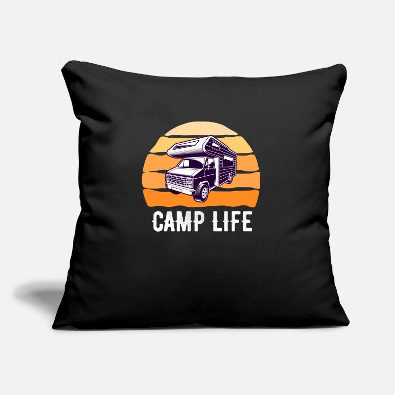 Camp Leben Sofakissen mit Füllung 45 x 45 cm