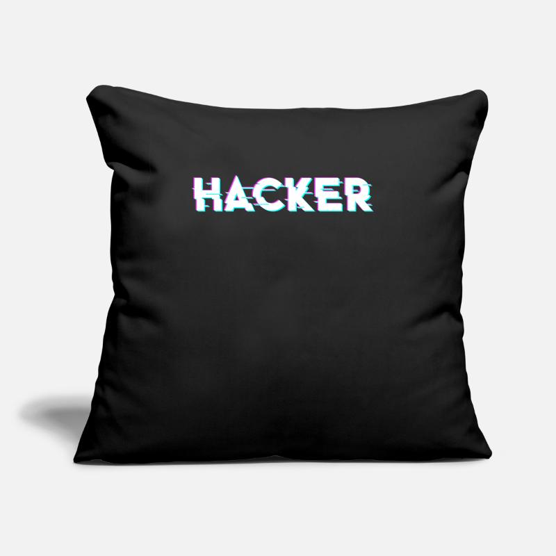 Hacker Stuff Cyber Security Game Master DDOS Sofakissen mit Füllung 45 x 45 cm