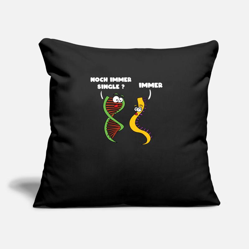Single Science DNA RNA Partner Relationship Status Sofa pillow with filling 45cm x 45cm