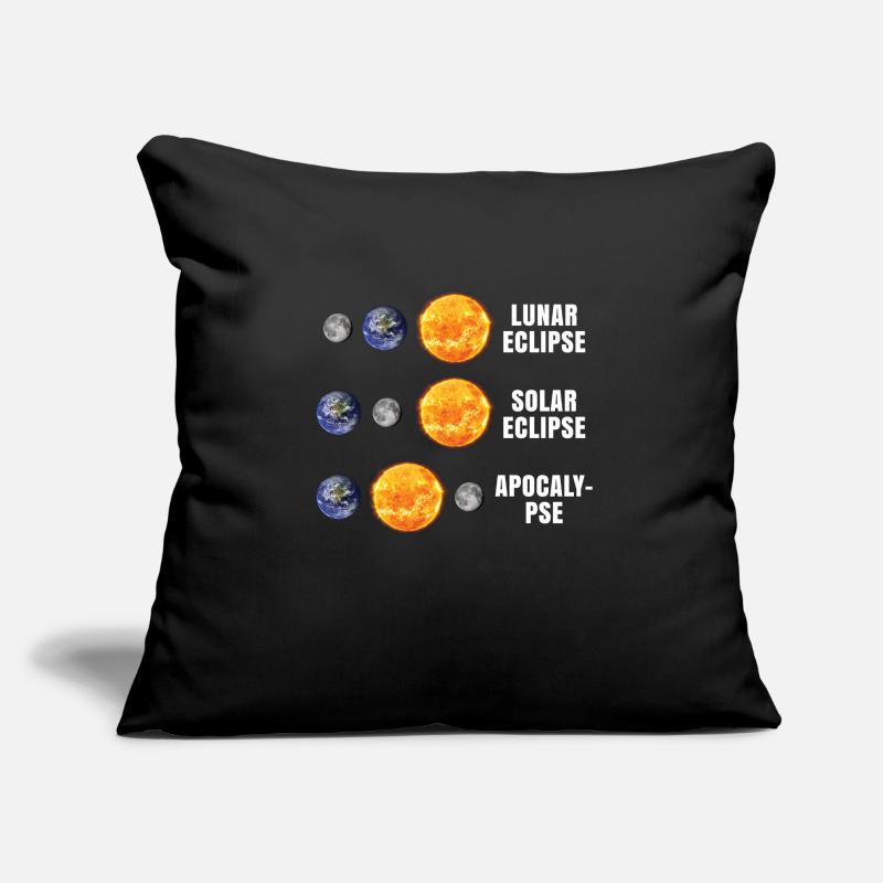 Éclipse de lune Apocalypse Coussin et housse de 45 x 45 cm