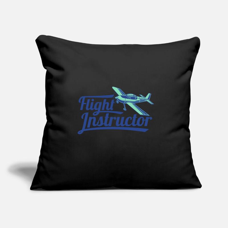 Motor Flight Instructor Flight Instructor Pilot Instructor Flight Sofa pillow with filling 45cm x 45cm