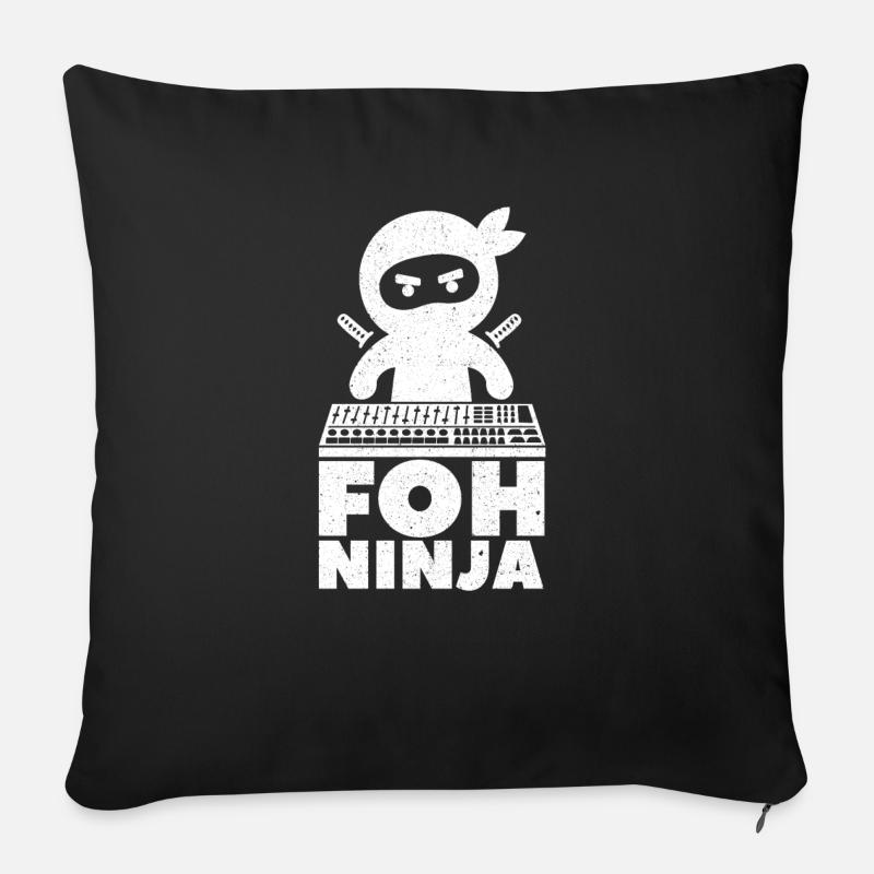 Tontechniker Sound Audio Engineer - Sofakissen mit Füllung 45 x 45 cm - Schwarz