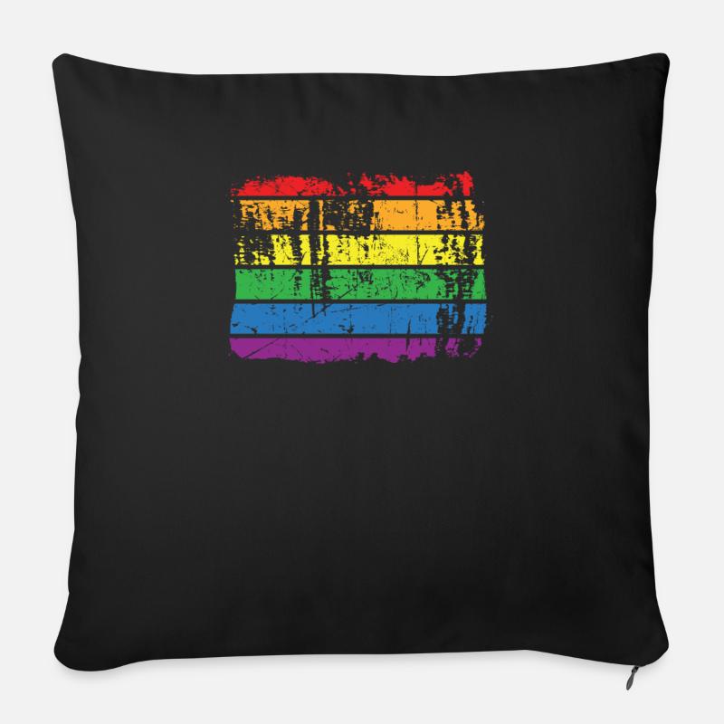 Lgbt - Sofakissen mit Füllung 45 x 45 cm - Schwarz