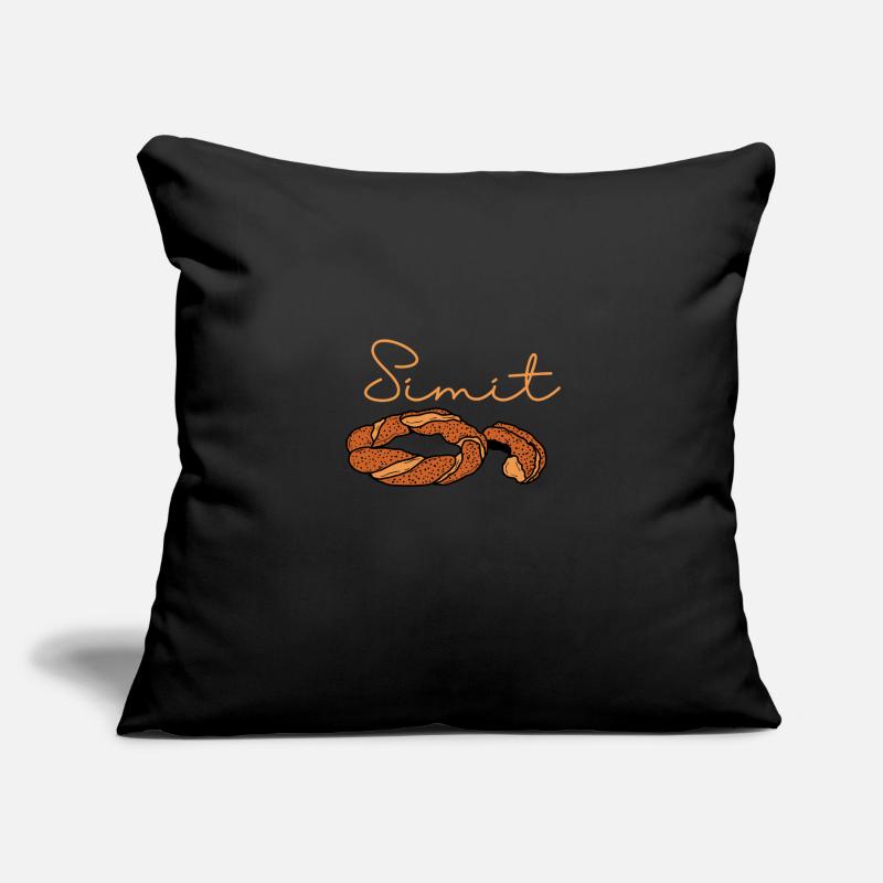 Sesame Ring Simit Pastry Turkish Arabic Sofa pillow with filling 45cm x 45cm