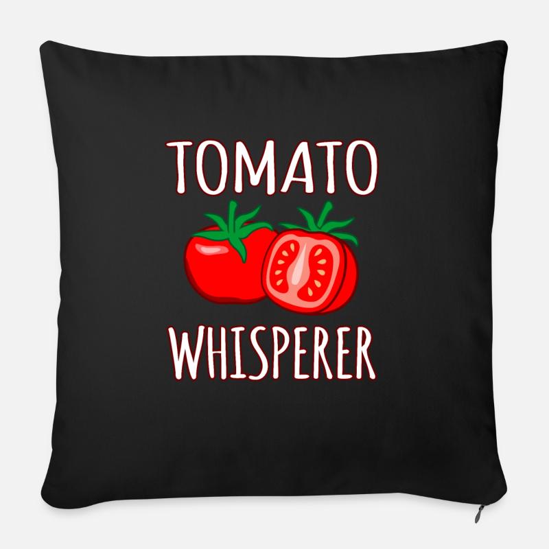 Tomate - Sofakissen mit Füllung 45 x 45 cm - Schwarz