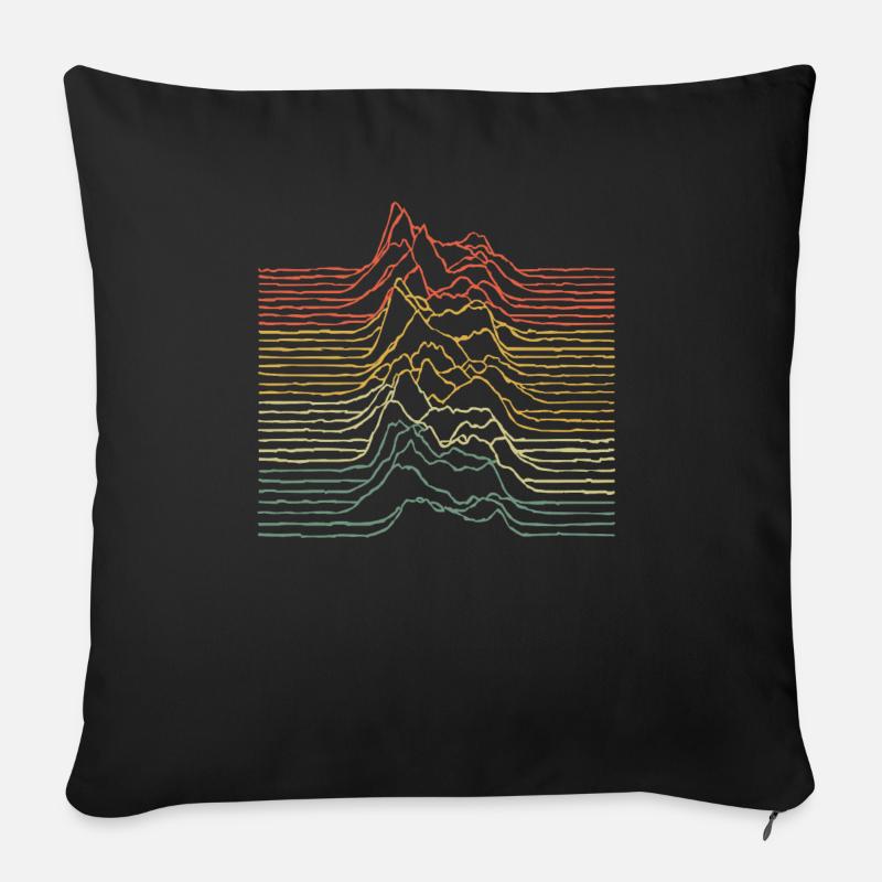 Unknown Retro Wave Classic Punk And Rock - Sofakissen mit Füllung 45 x 45 cm - Schwarz
