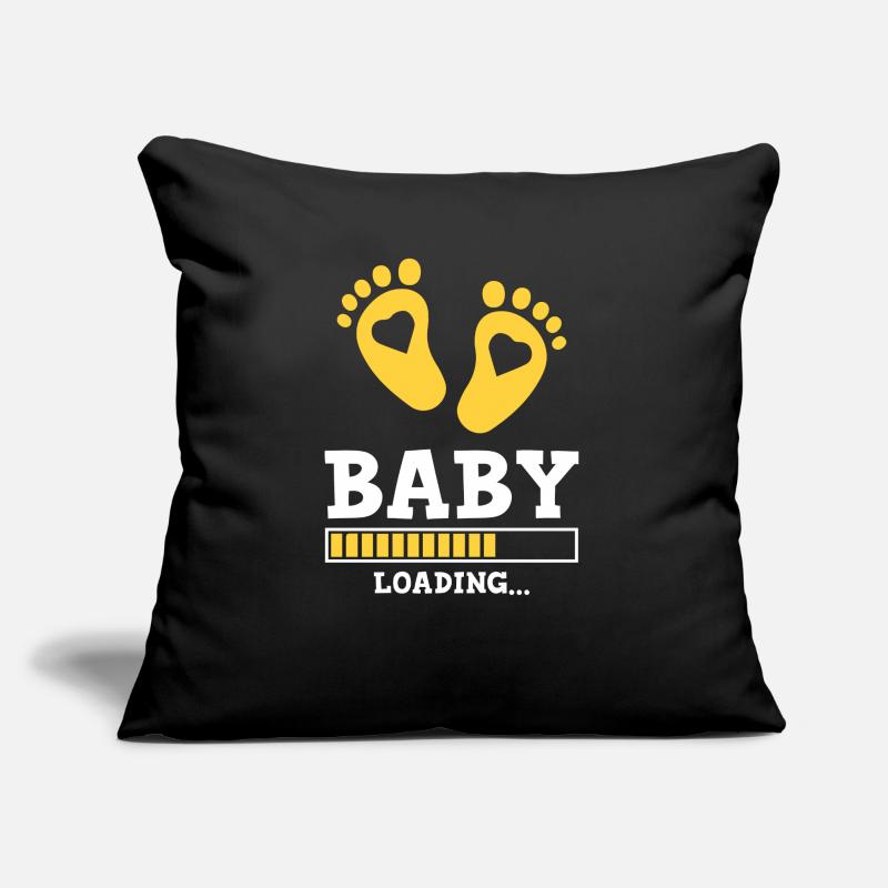 bébé loading saying Coussin et housse de 45 x 45 cm