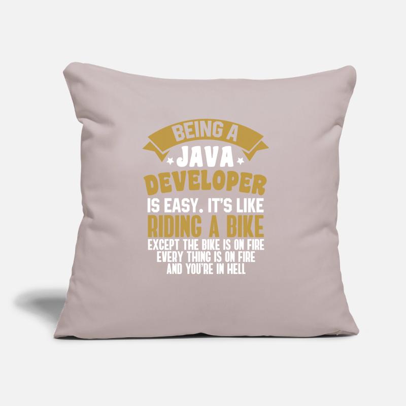 Java Developer Sofa pillow with filling 45cm x 45cm