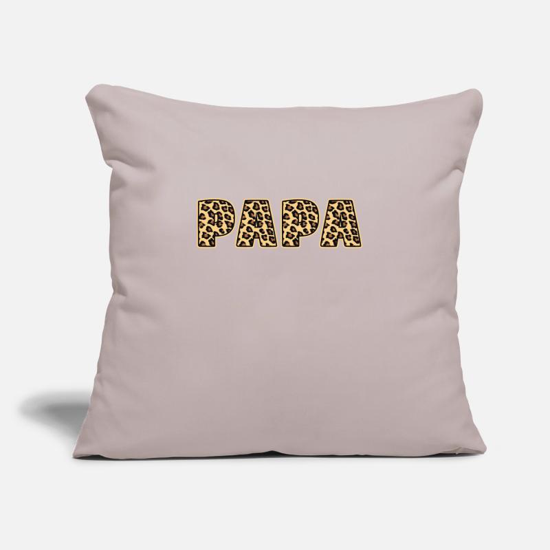 Papa Leopard Pattern Gift Sofa pillow with filling 45cm x 45cm