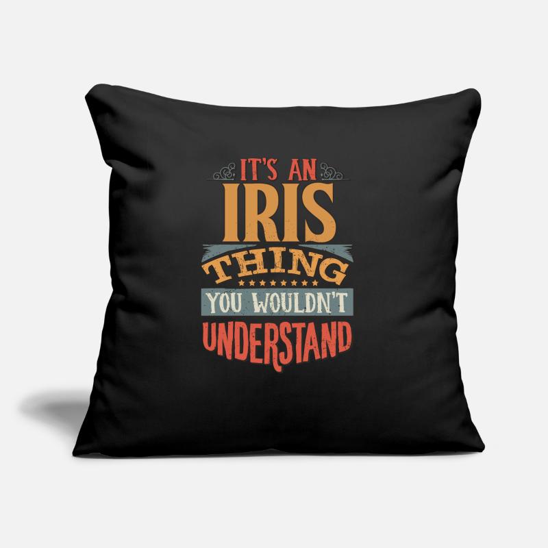 C’est une chose d’iris que vous ne comprendriez pas - Iris Coussin et housse de 45 x 45 cm