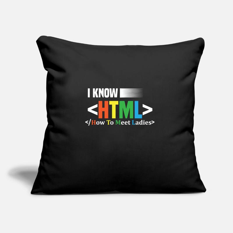 Code Codierung Coder Kodierung Informatiker Sofakissen mit Füllung 45 x 45 cm