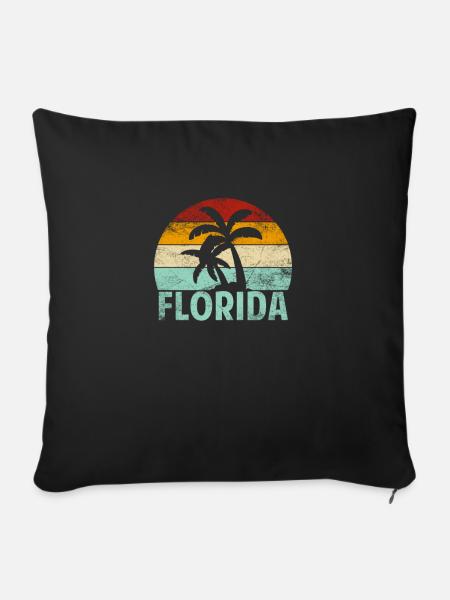 Florida - Sofakissen mit Füllung 45 x 45 cm - Schwarz