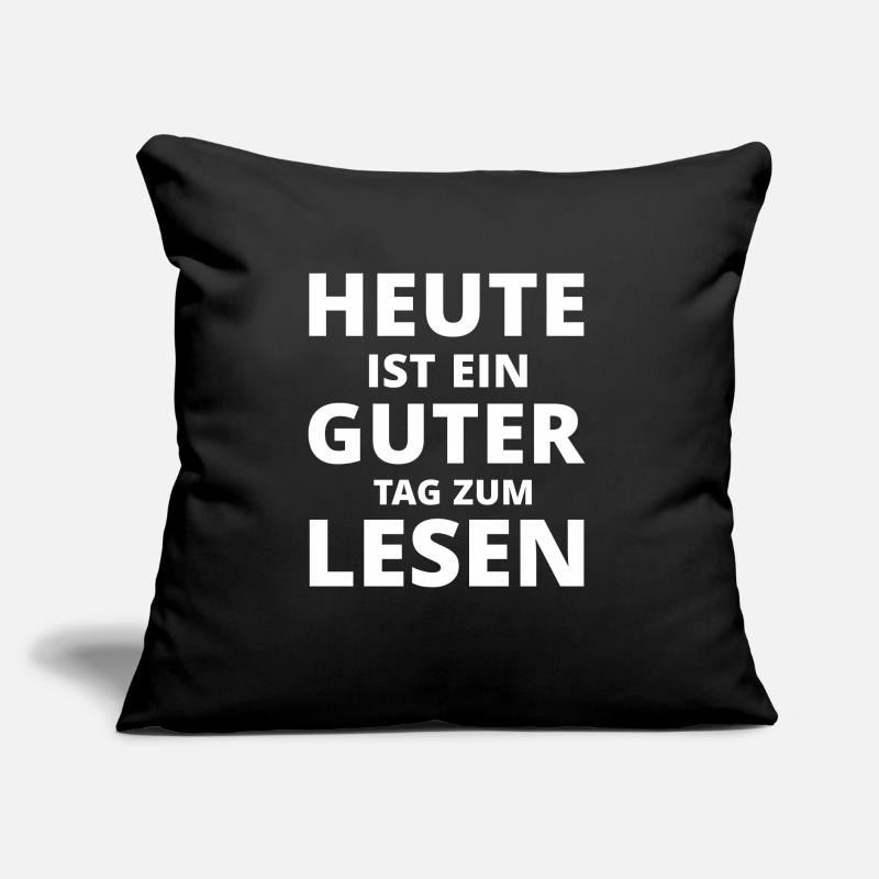 Lesen Buch Bücher Spruch Geschenk Sofakissen mit Füllung 45 x 45 cm