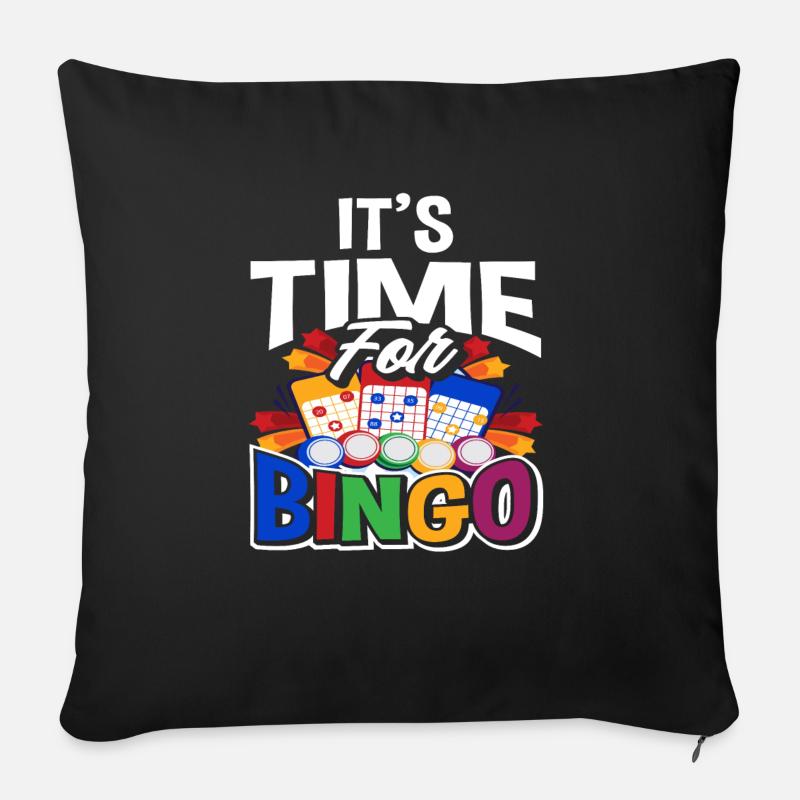 Bingo - Sofakissen mit Füllung 45 x 45 cm - Schwarz