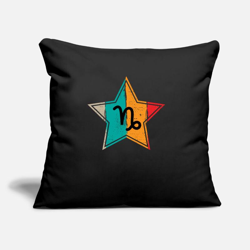 Steinbock Sternzeichen Horoskop Retro Geschenk Sofakissen mit Füllung 45 x 45 cm