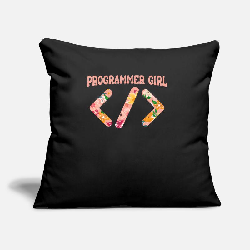 Programmer Coder Software Developer Sofa pillow with filling 45cm x 45cm