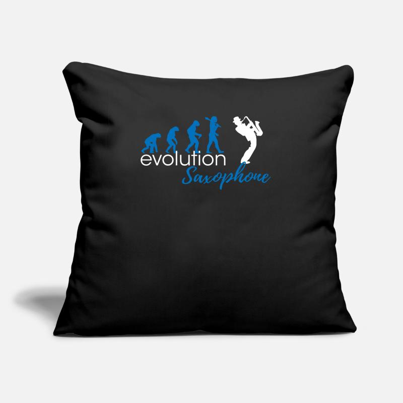 Saxophone Evolution Sofa pillow with filling 45cm x 45cm