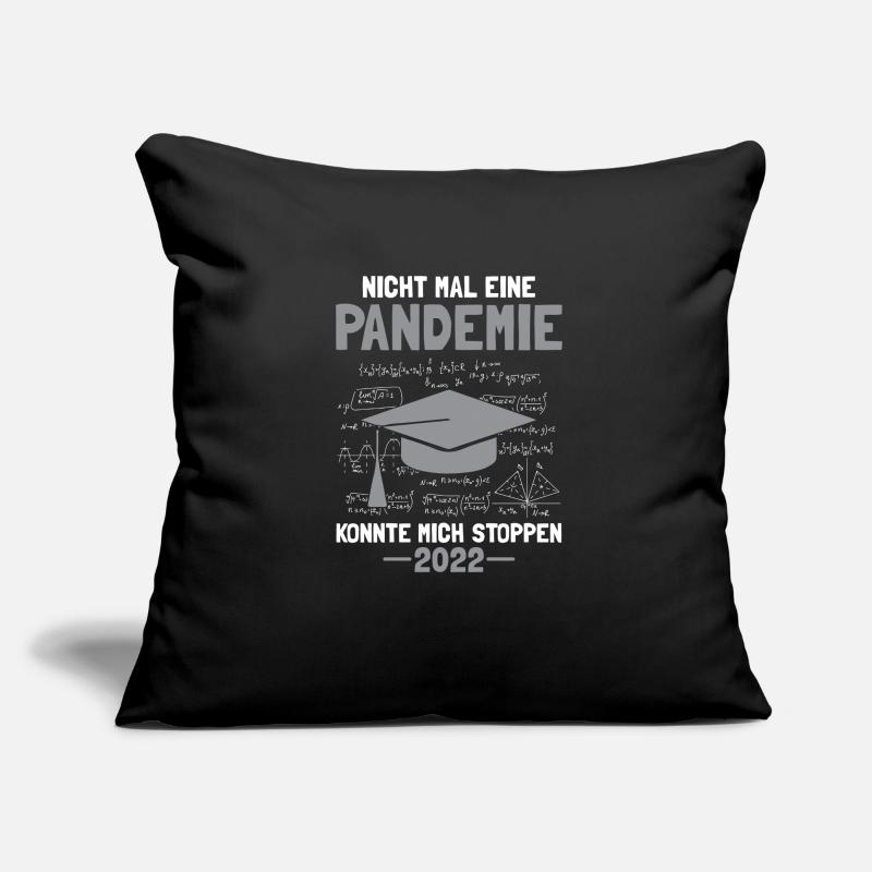 Uni Abschluss 2022 Pandemie Bachelor Master Sofakissen mit Füllung 45 x 45 cm
