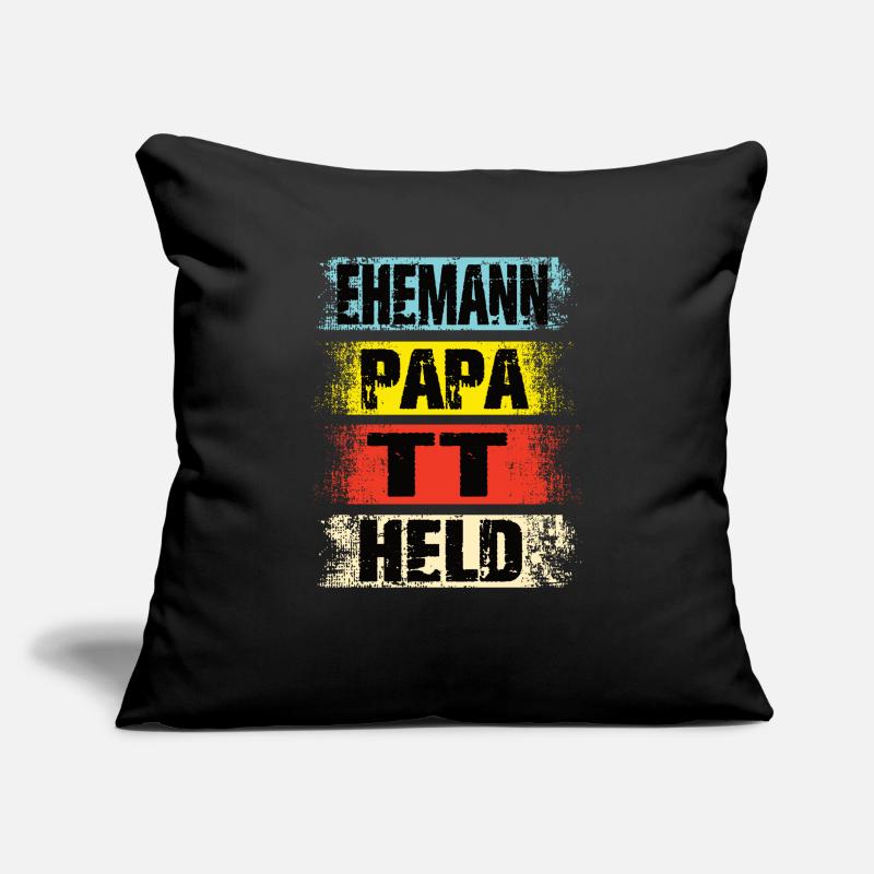 Ehemann Papa Pferde Held Sofakissen mit Füllung 45 x 45 cm