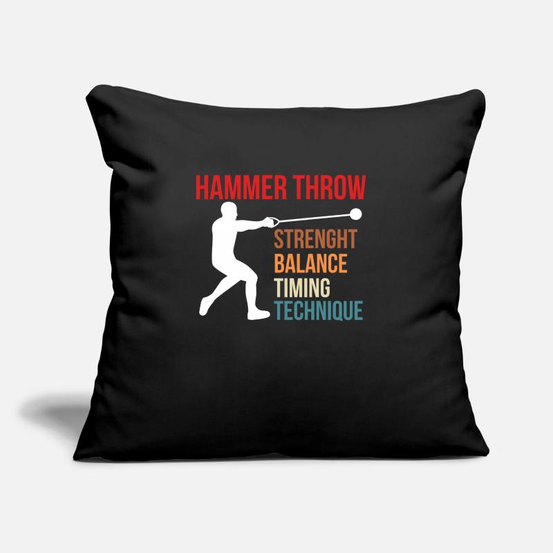 Lancer de marteau Lancer de marteau Lancer de marteau Coussin et housse de 45 x 45 cm