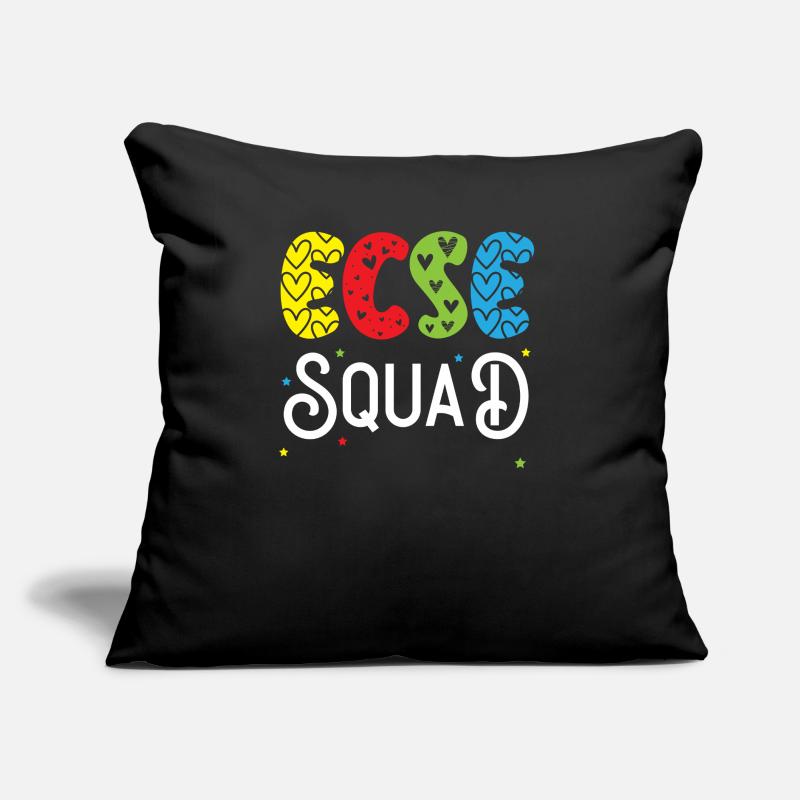 ECSE Squad Speducator SPED Lehrer Autismus Sofakissen mit Füllung 45 x 45 cm