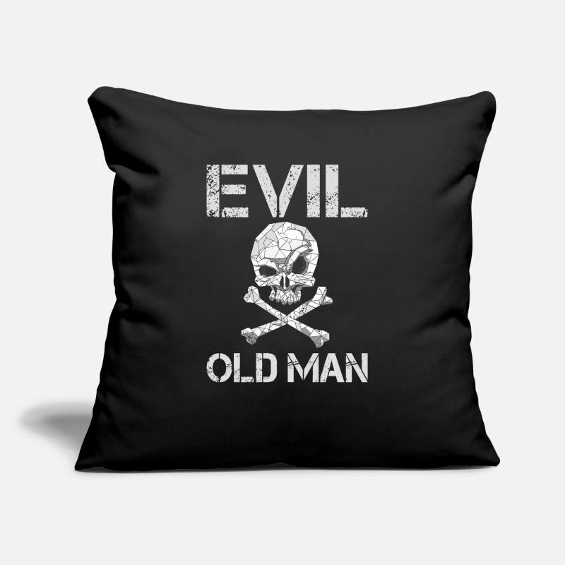Evil old man The Evil Old Man Skull Sofa pillow with filling 45cm x 45cm