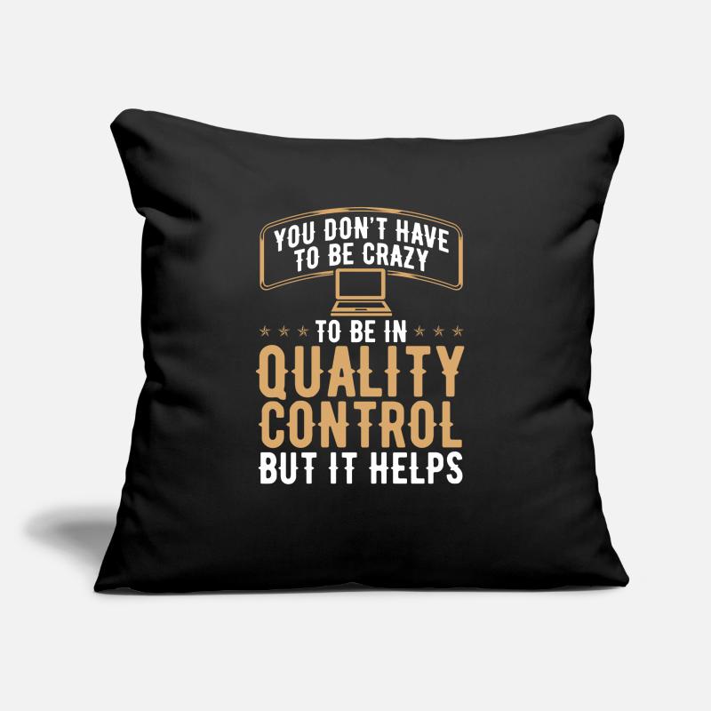 Quality Assurance QA Engineering Software Testing Sofakissen mit Füllung 45 x 45 cm