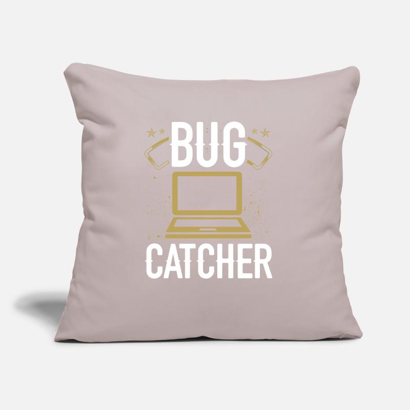 Assurance qualité Bug Catcher Testing QA Engineer Coussin et housse de 45 x 45 cm