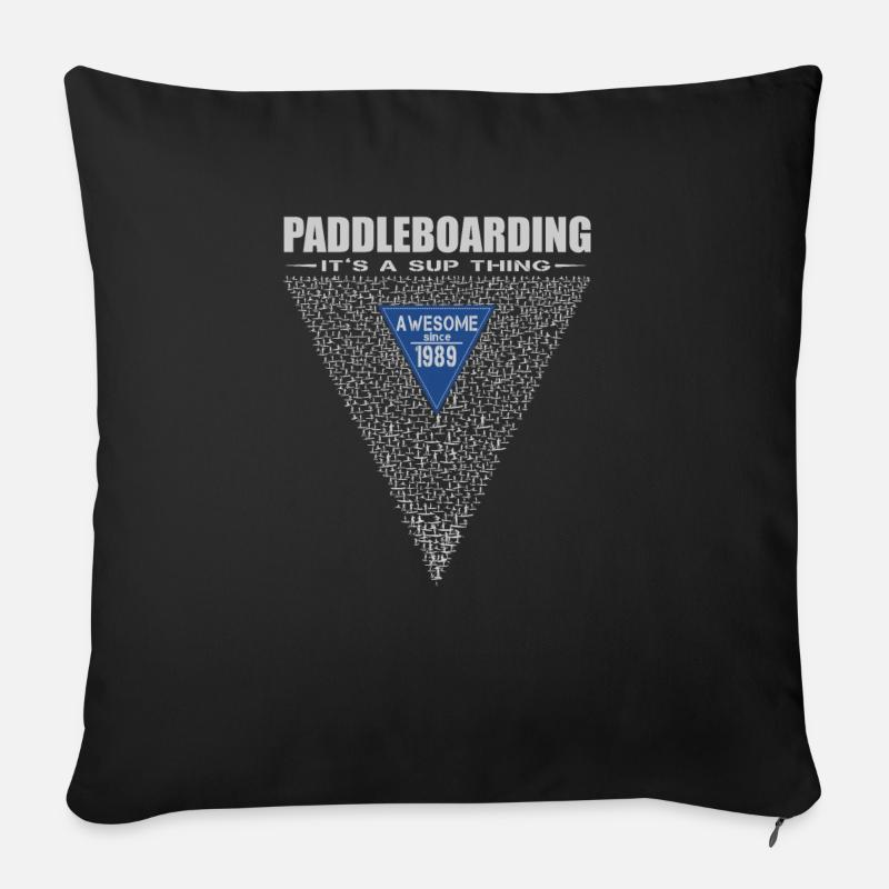 Awesome since 1989. It's Sup Thing - Sofa pillow with filling 45cm x 45cm - black
