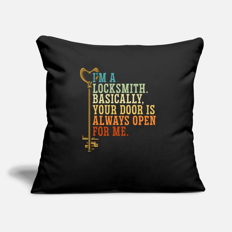 I'm A Locksmith Locksmithing Lock Picking Keyhole Sofa pillow with filling 45cm x 45cm