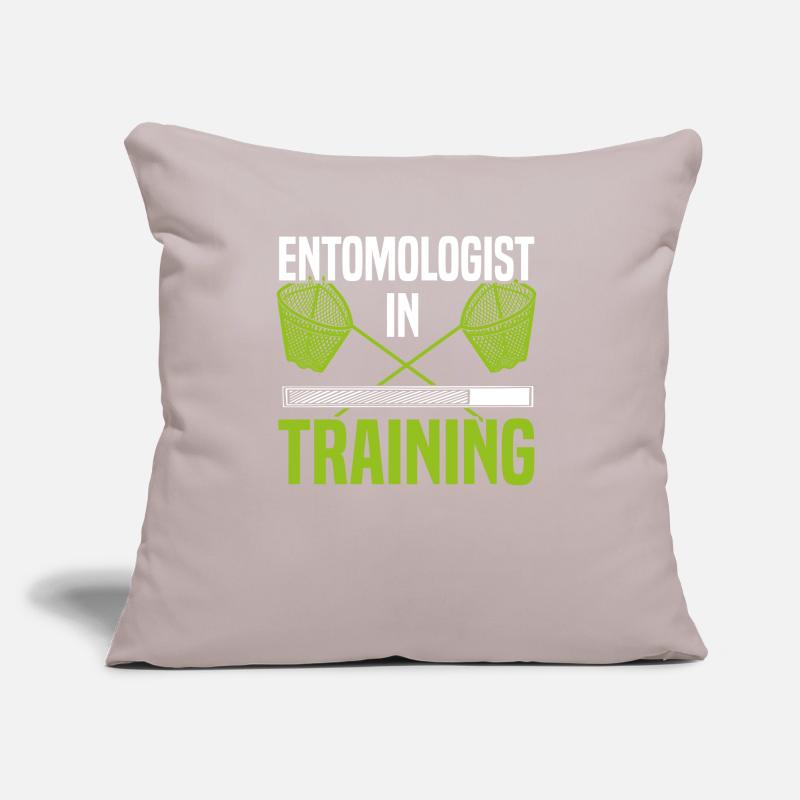 Entomologist In Training Bug Hunter Ladybug Sofa pillow with filling 45cm x 45cm