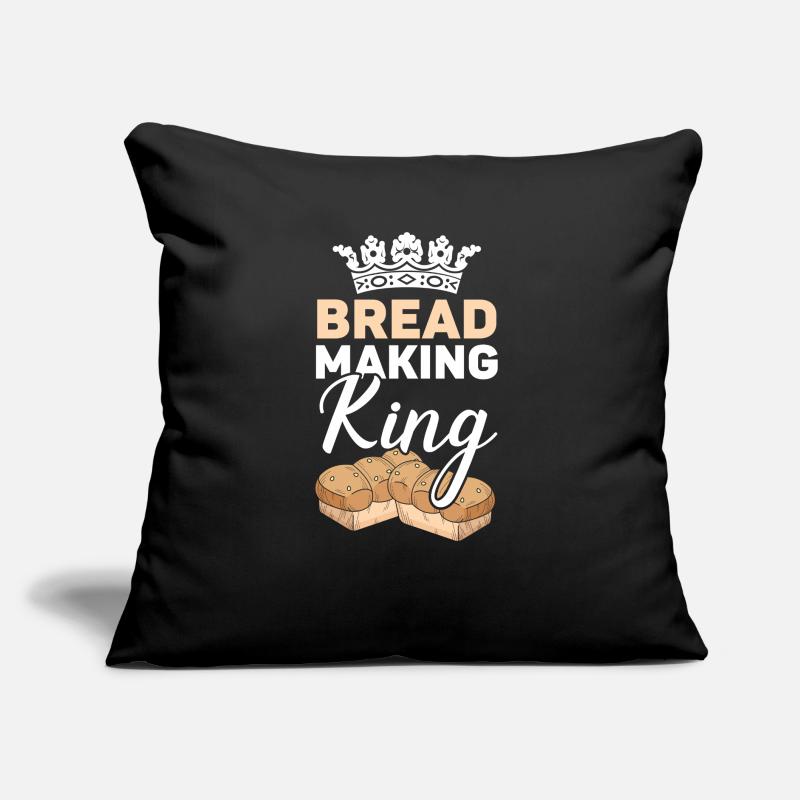 Bread Making King Baking Baker Bake Bakery Bread Sofa pillow with filling 45cm x 45cm