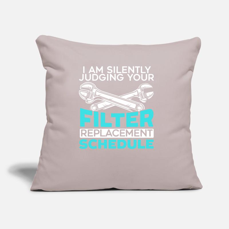 Silently Judging Your Filter Replacement Schedule Sofa pillow with filling 45cm x 45cm